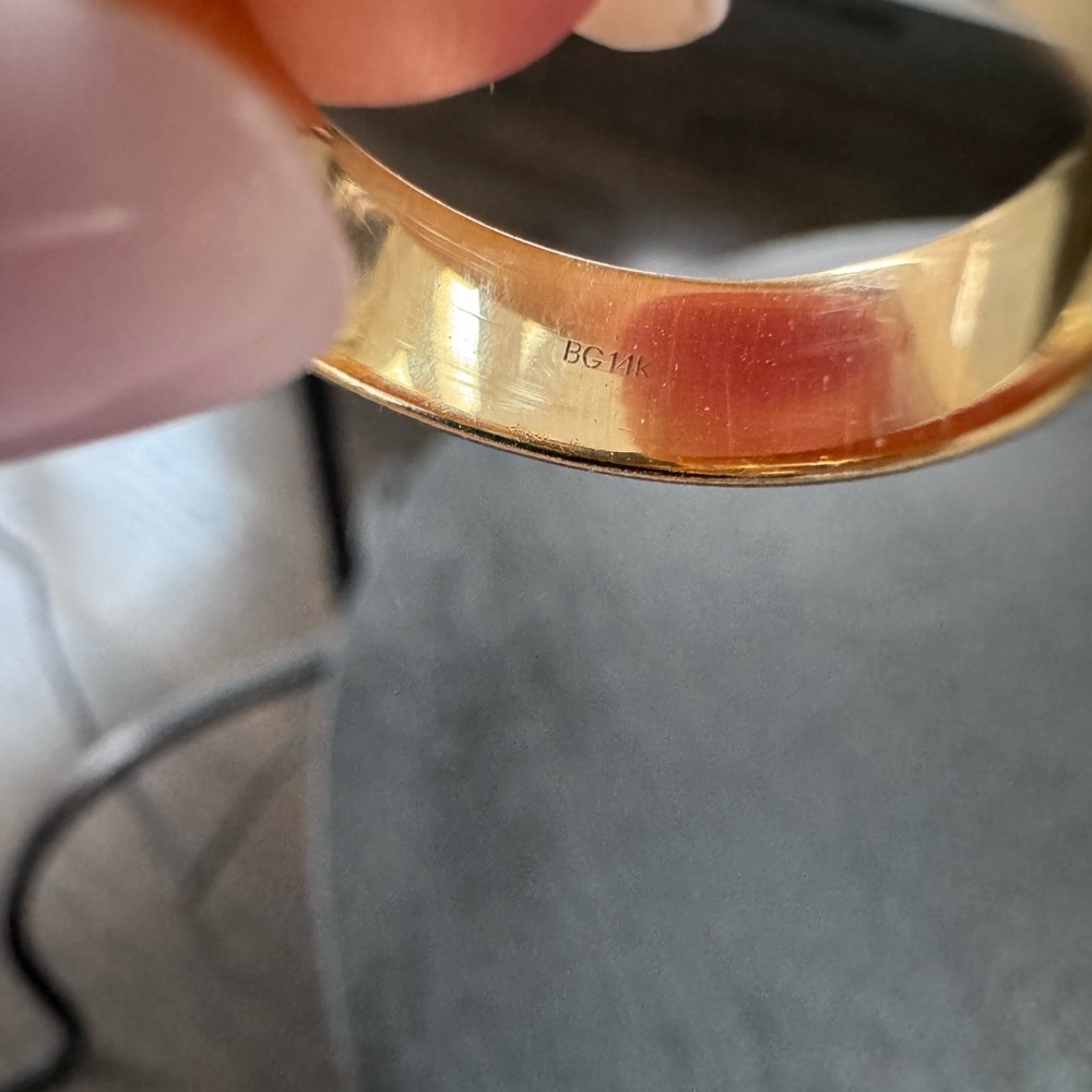 Baby Gold 14k gold band - Picture 4 of 7